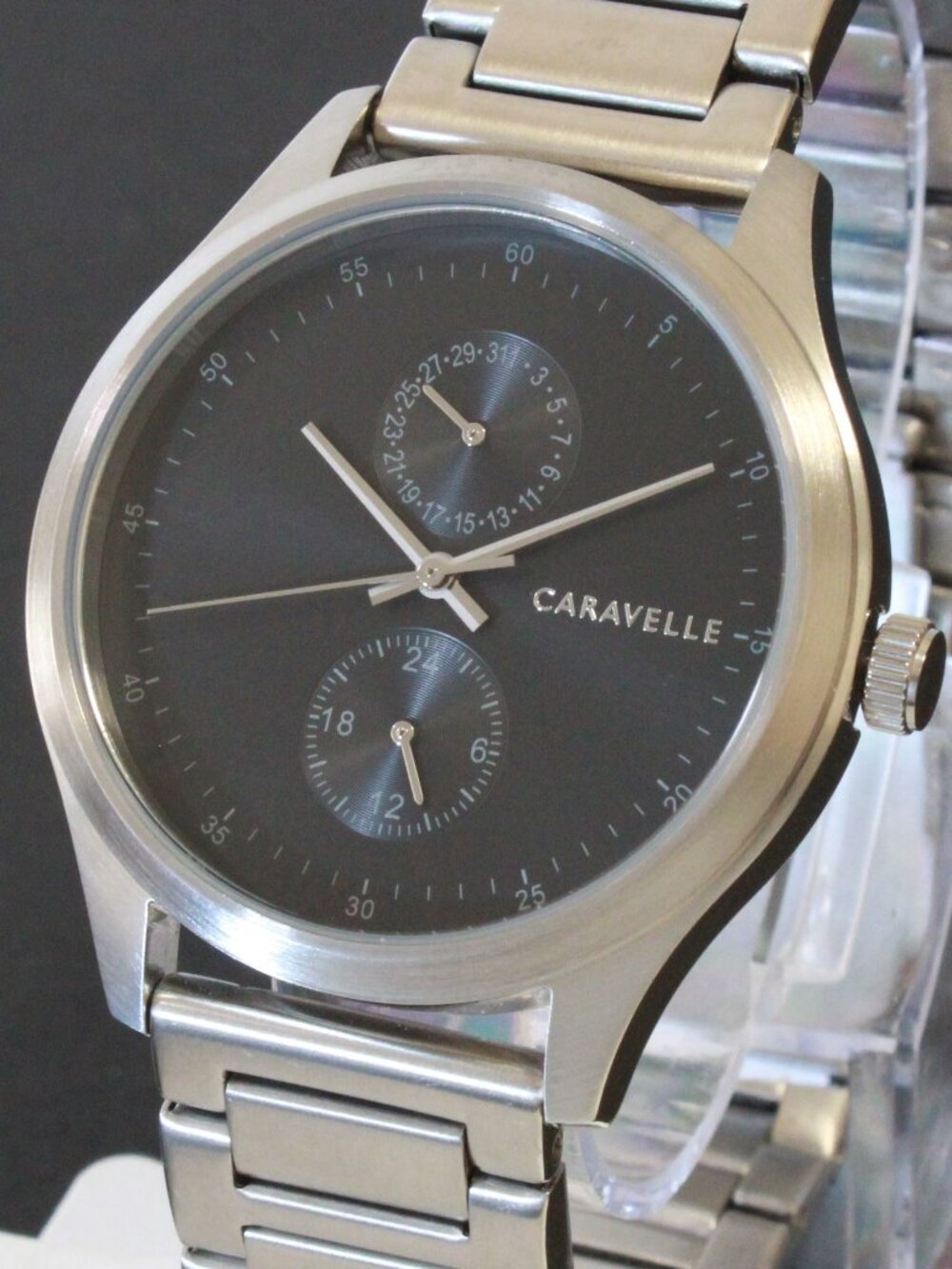 Caravelle Men's Min Max Casual Watch By Bulova Date Indicator 24-Hr Dial 41mm - Picture 7 of 12